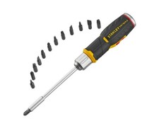 Stanley FatMax FMHT0-62691 Ratchet Screwdriver Piston Grip 12pc Set