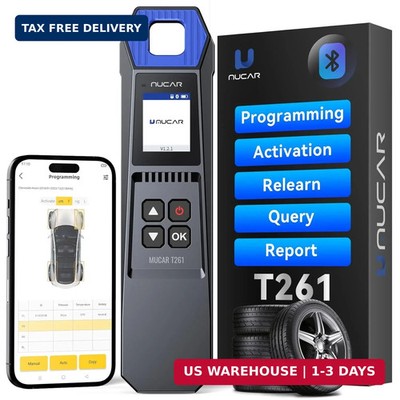 TPMS Programming Tool, MUCAR T261 TPMS Relearn Tool, Activate/Relearn TPMS Senso