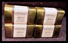 Bath & Body Works 5 oz Men's Honorable Shea Butter Cleansing Bar Soap x4