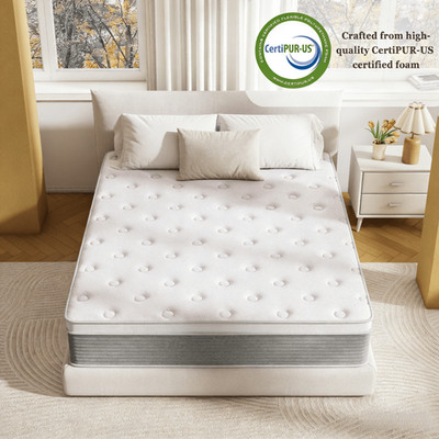 12'' 14'' Mattress Queen Full Twin King Size Comfort Spring Memory Foam in a Box