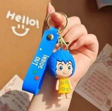 Disney Inside Out Joy Figure Pendant Keychain, Cartoon Backpack Bag Pendant
