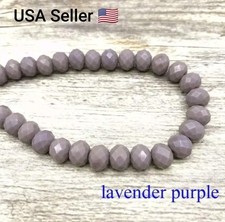 3X4mm 140 PCS Austria Faceted Crystal Glass Beads Loose Spacer Beads for Jewelry