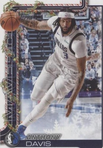 Anthony Davis 2025-26 Topps Chrome Clutch Gene #CG-8 Dallas 
