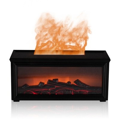 Simulation 3D Kamin Flamme Aromatherapie Diffusor mit Fernbedienung und Timer