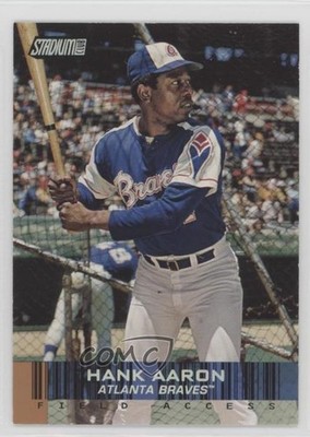 2014 Topps Stadium Club Field Access Rainbow Foil 42/99 Hank Aaron HOF 0oc8