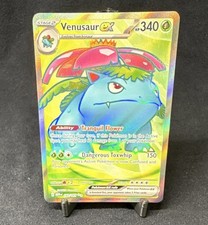 Venusaur ex 182/165 Pokemon 151 Full Art Ultra Rare Pokemon Card English NM