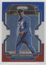 2021 Panini Prizm Rookie Red White & Blue Prizm Dayo Odeyingbo #387 0fp5