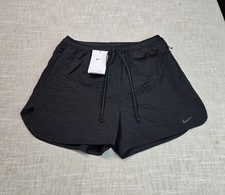 NIKE Run Division 4' Running Shorts Small Mens Black Gray Lined Dri Fit ADV