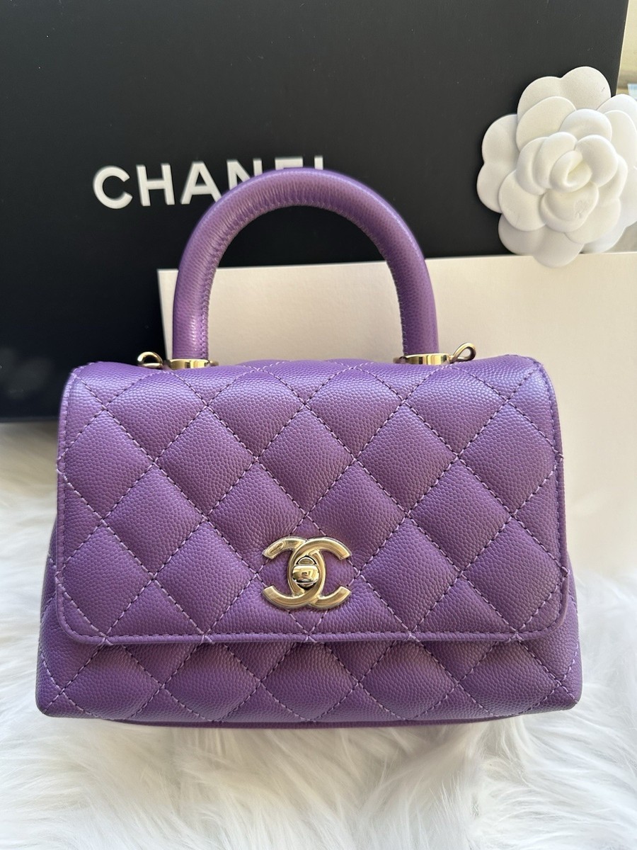 シャネル Chanel Coco Top Handle Bag Caviar Extra Mini / Mini 7.25 inches