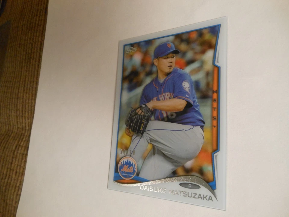 2014 Topps Update DAISUKE MATSUZAKA #US-244 Acetate 10/10 New York Mets SSP - Image 2 of 4