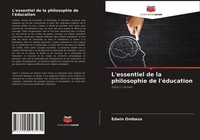 Edwin Ombasa | L'essentiel De La Philosophie De L'éDucation | Taschenbuch (2021)