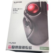 Elecom Trackball cablato 8 pulsanti mouse ENORME TRACKBALL nero M-HT1URBK -NUOVO DI ZECCA