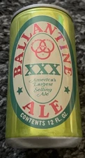 Ballantine XXX Ale 12 oz Can Wake Up America Falstaff Brewing Co 4 Cities
