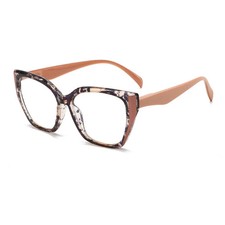 Square Cat Eye Reading Glasses Oversized Women Anti Blue Light Presbyopia Hypero