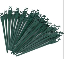 Luz de Navidad Estacas de Césped de Plástico 100 Piezas 9 Pulgadas (22,86cm) Verde Mini Serie C
