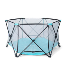 Safety My Play Portable Baby Playpen  Play Yard, Foldable 6-Panel Indoor Outdoo