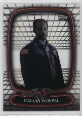 2025 Topps High Tek Stranger Things Hawkins Lab Pattern Calvin Powell #34 3c2
