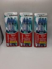 3x Colgate 360 Medium 4Ct Ea. LOT OF 3