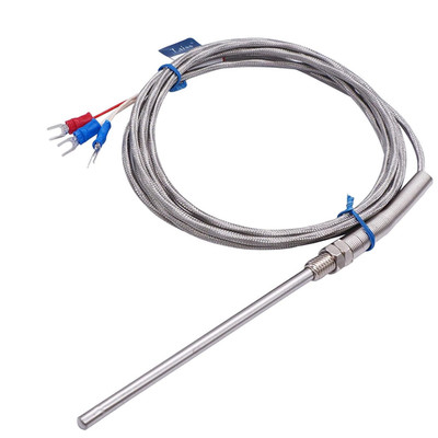 Stainless Steel PT100 RTD Thermistor Temperature Sensor Probe,100Mm / 4''