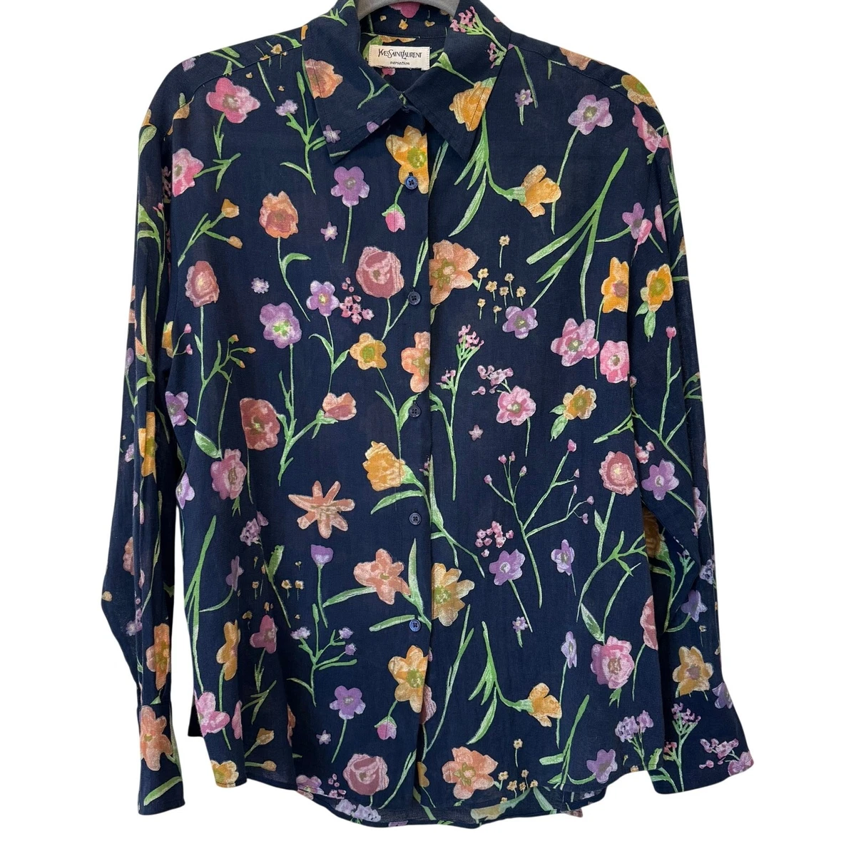 Saint Laurent Floral Tops for Women for sale | eBay