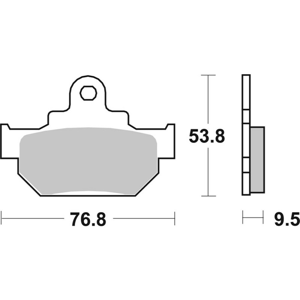 Brembo Organic Brake Pads 07SU0808 For Motorcycle Parts Accessories