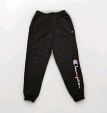 Champion Girls Rainbow Script Logo Jogger Cotton Size 14/16 Girls