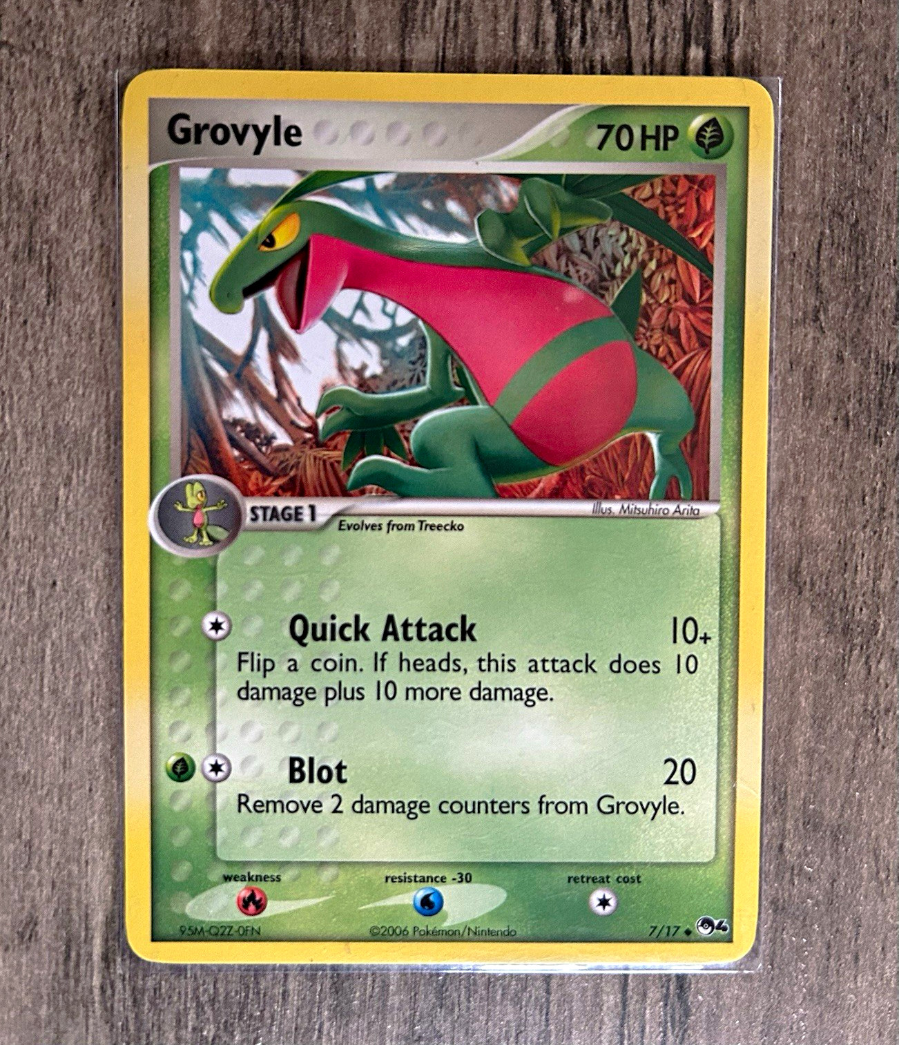 Pokémon TCG Grovyle POP Series 4 7/17 English 2006