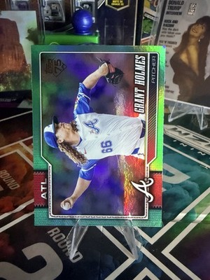 2026 Topps #182 Grant Holmes Aqua Holo Foil Sp Braves