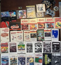 Nintendo Atari Manuals/Catalogs Lot Vintage Gaming Collectibles Games/Extras