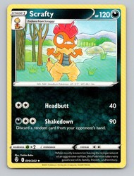 Scrafty 099/203 Evolving Skies Uncommon
