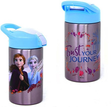Zak Designs Frozen Stainless Steel Bottle Disney Insulated Water Bottle 15.5 Oz