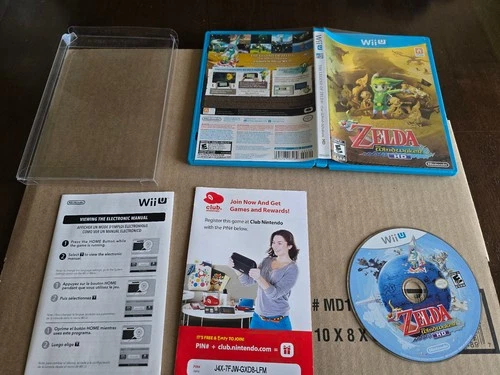 The Legend of Zelda: The Wind Waker HD (Nintendo WII U, 2013) Complete Authentic