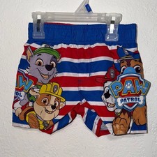 Paw Patrol Kids Character Shorts - Red, Blue, White NEW NWT