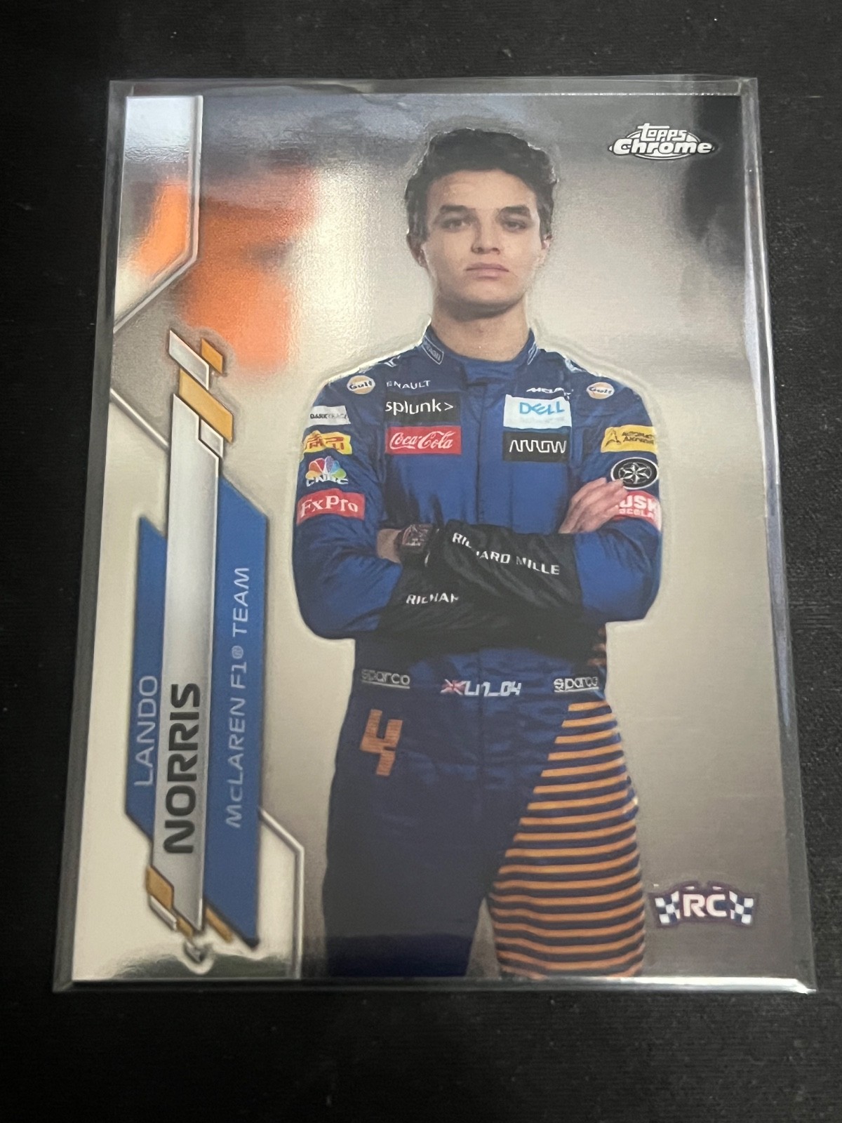 2020 Topps Chrome Formula 1 #7 Lando Norris RC Portrait