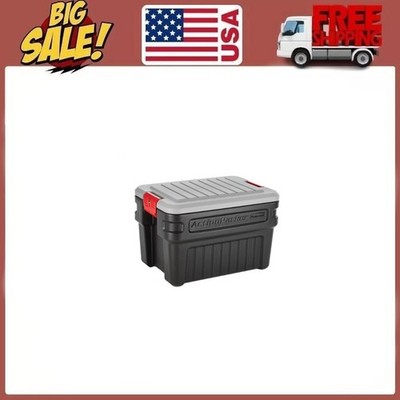 Rubbermaid 24 Gallon ActionPacker Storage Bin. Heavy Duty. Lockable. Black