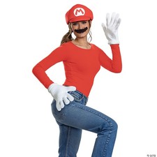 Disguise Mario Costume Kit, Official Nintendo Super Mario Halloween Costume
