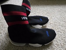 Vetements x Reebok Sock Pump Top High Black for Sale