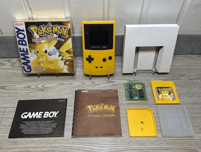 Pokemon Gelbe Edition in OVP - Speichert   + Nintendo Game Boy Color  Handheld
