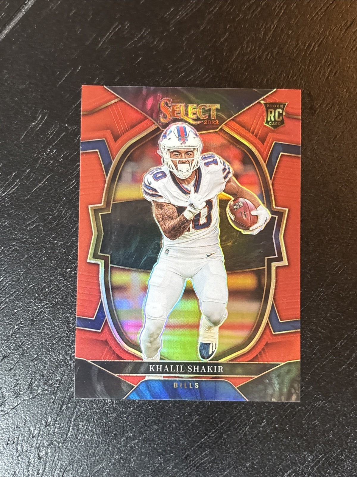 2022 Panini Select Concourse Khalil Shakir #99 Red Prizm /99 Rookie