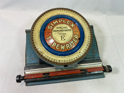 Toy Jouet machine à écrire simplex Demonstrated Typewriter