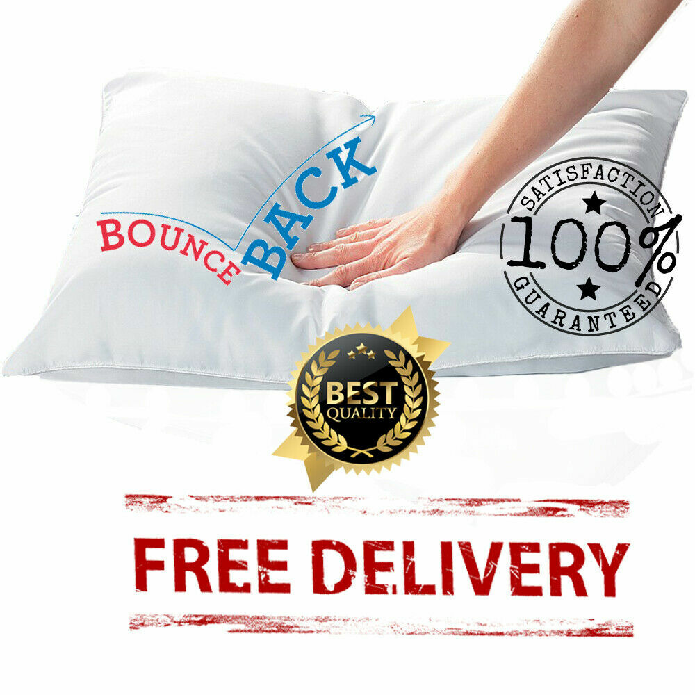 Bounce Back Pillow Pillows Hollowfibre Deluxe Insert Inner Extra Fill