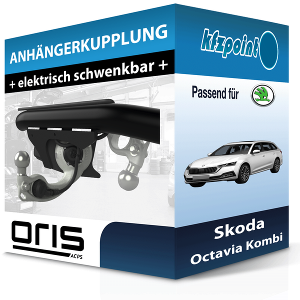 für Skoda Octavia Kombi 03.2020-Jetzt Oris AnhäNgerkupplung Schwenkbar Neu-image