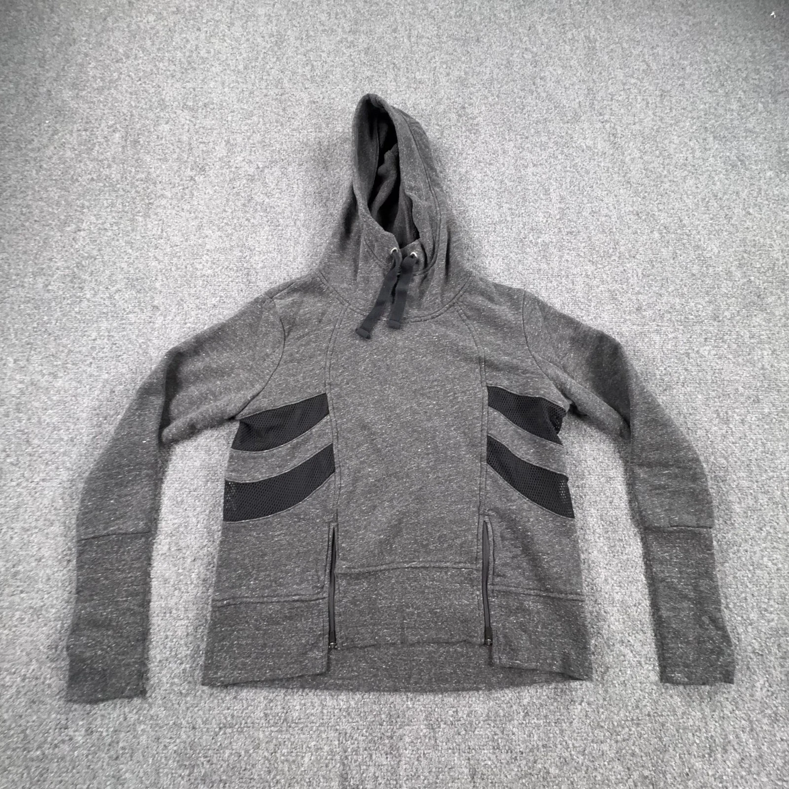 alo-yoga drift mesh pullover gym workout hoodie