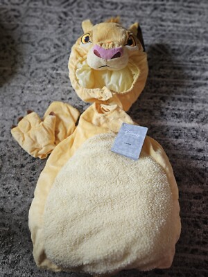 Disney Store Plush Lion King Simba Kids Costume for Halloween Dress up Size 3t