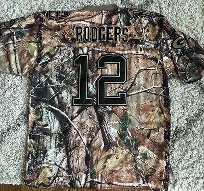 Reebok NFL Aaron Rodgers #12 Green Bay Packers Realtree Camo