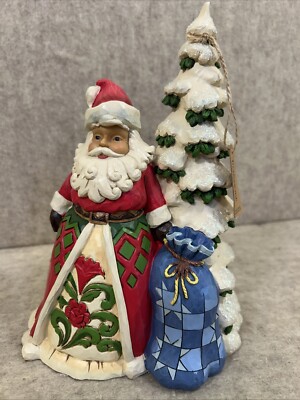 Jim Shore 'Share Christmas Spirit' Santa With Tree 2020 6008125 New With Tag