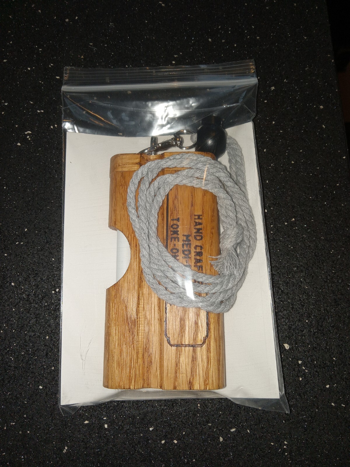 Dugout One Hitter Stash Box Rope-Toke™ By Medi-Pipe™ USA Toke-On-A-Rope ...