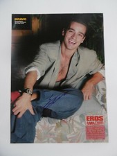 Eros Ramazotti Autogramm signed A4 Magazinbild