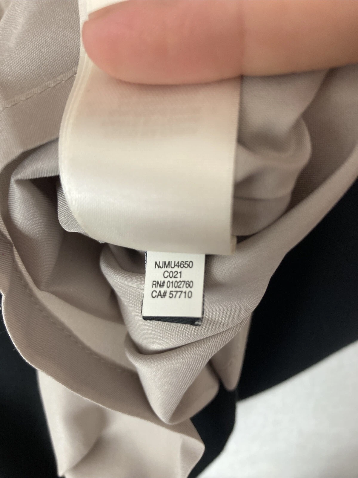 Abito midi donna Kate Spade taglia 6 spugna crepe smerlato marrone nero gonna orlo