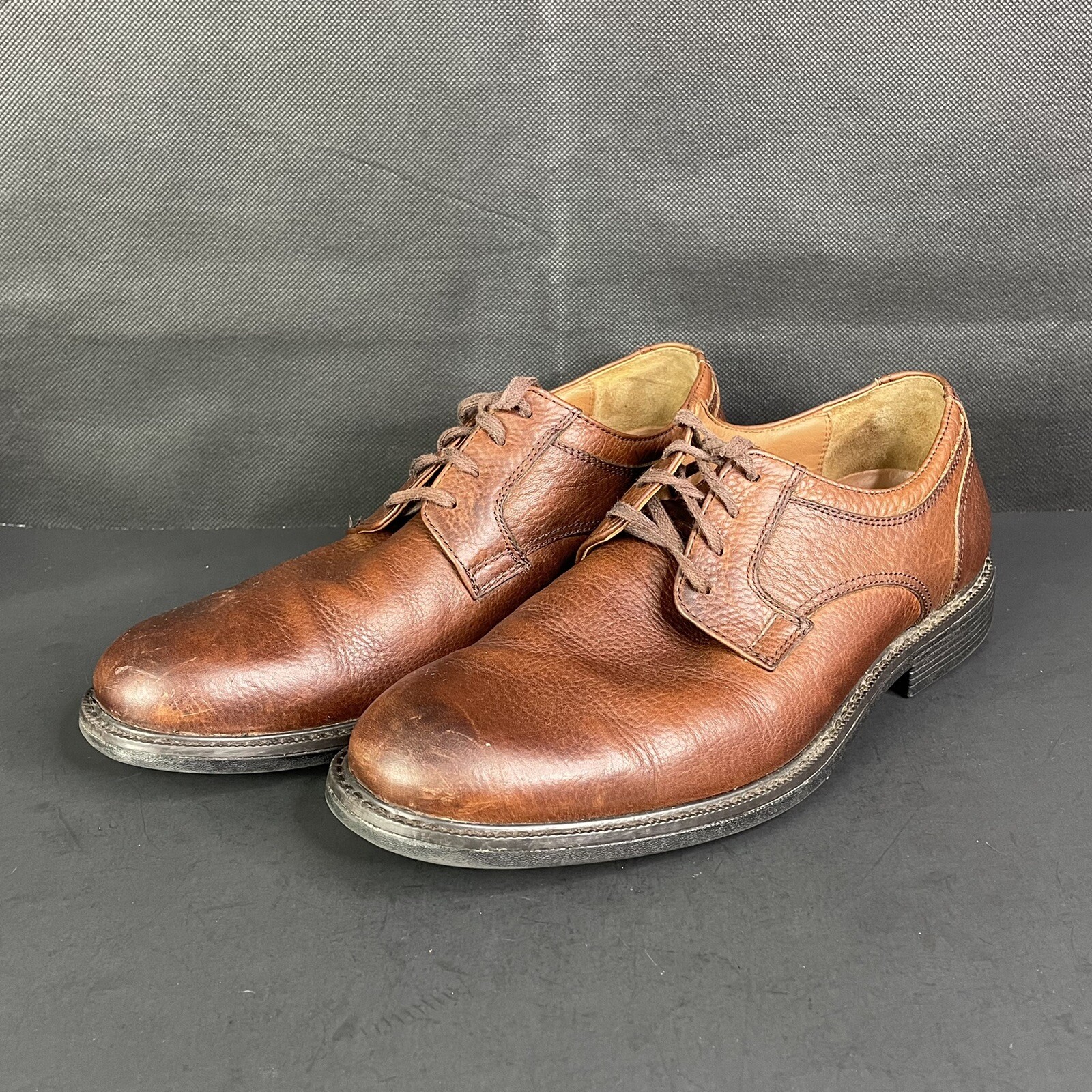 SAOLA Scarpe Johnston & Murphy uomo 7 5 M XC4 System doppia larghezza pelle di pecora impermeabili